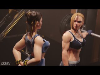 cammy gets a surprise from chun li 4k skrev 2160p